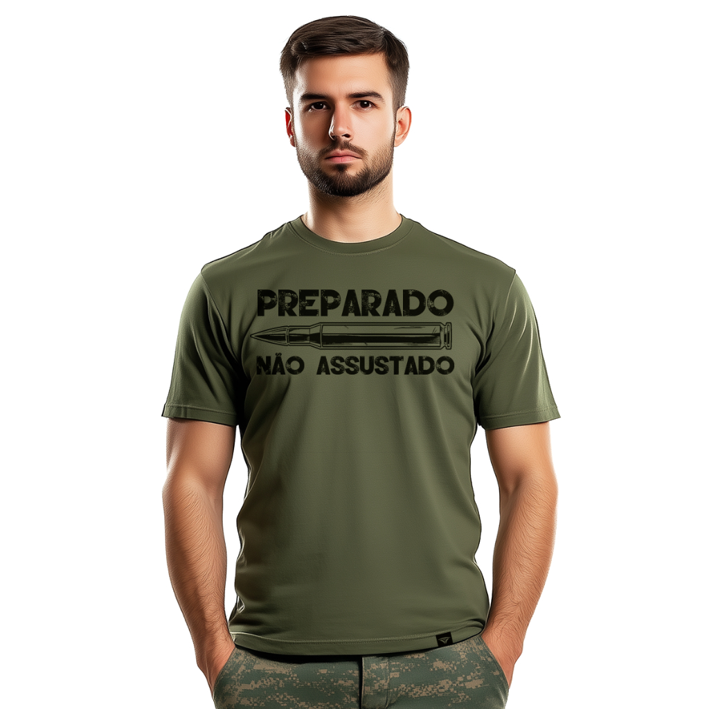 Camiseta Tática Militar Hórus Tactical LineZero 100% Algodão Atirador Patriota Preparado