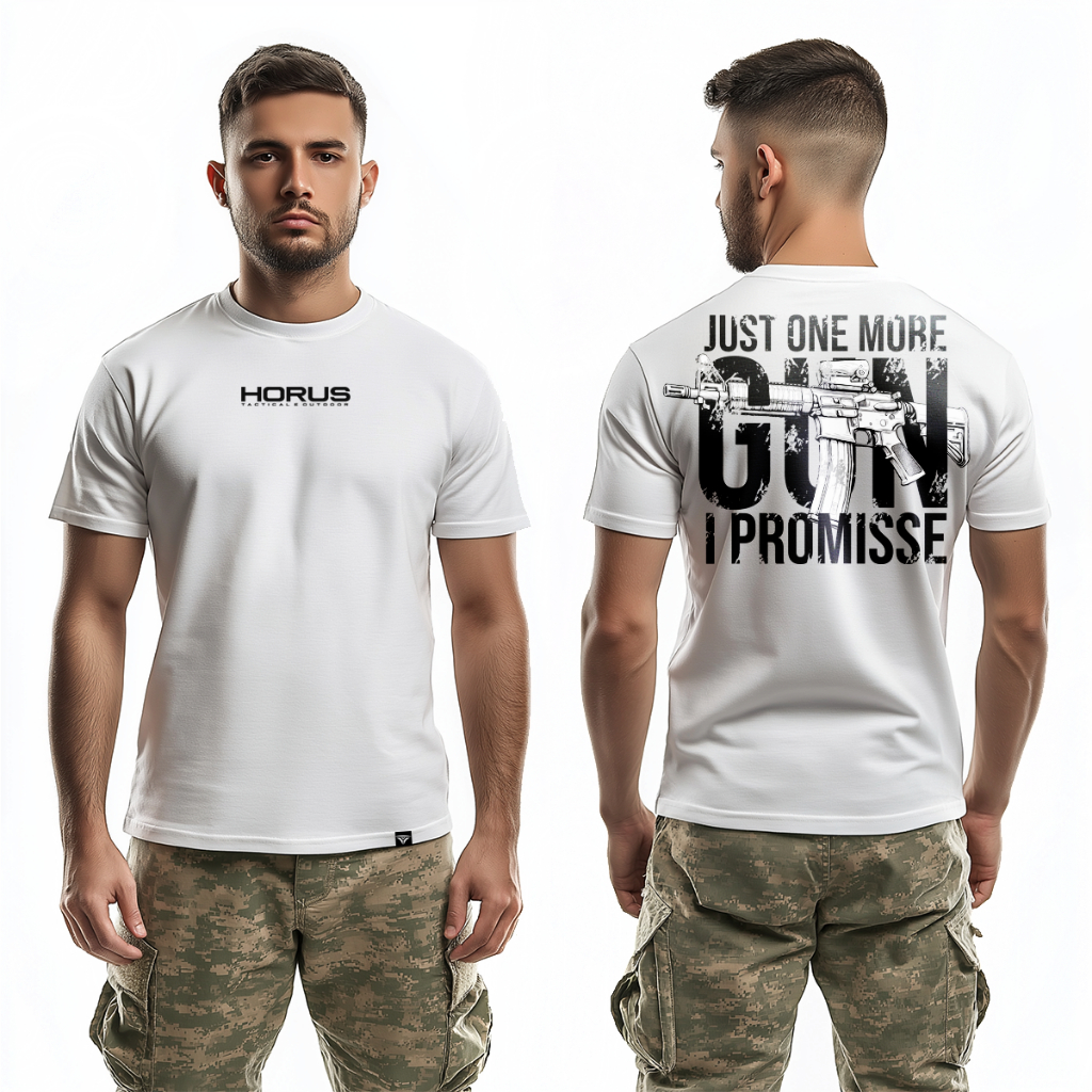 Camiseta Tática Militar Hórus Tactical LineZero 100% Algodão Just One More