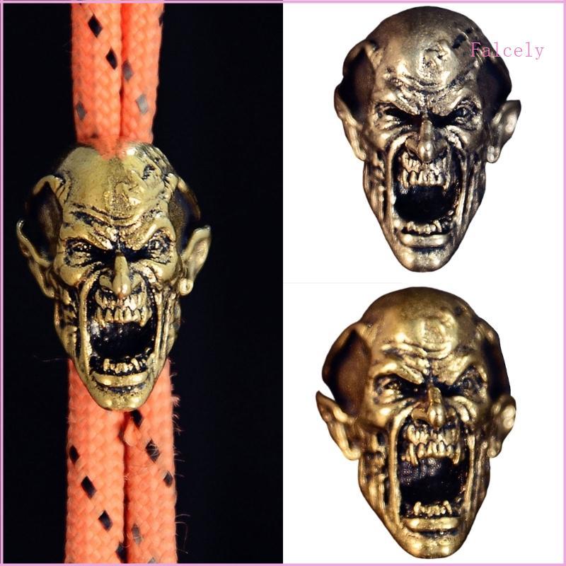 Falc Creature Head Cord Bead Detalhes Metal Antigo Pingente Abertura Para Chaveiros E Carro Diár