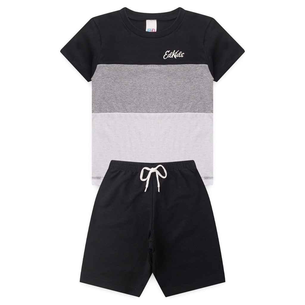 Conjunto Infantil Verão Masculino Menino 2 ao 14 anos Roupa Juvenil - Na Pronta Entrega - Envio Full