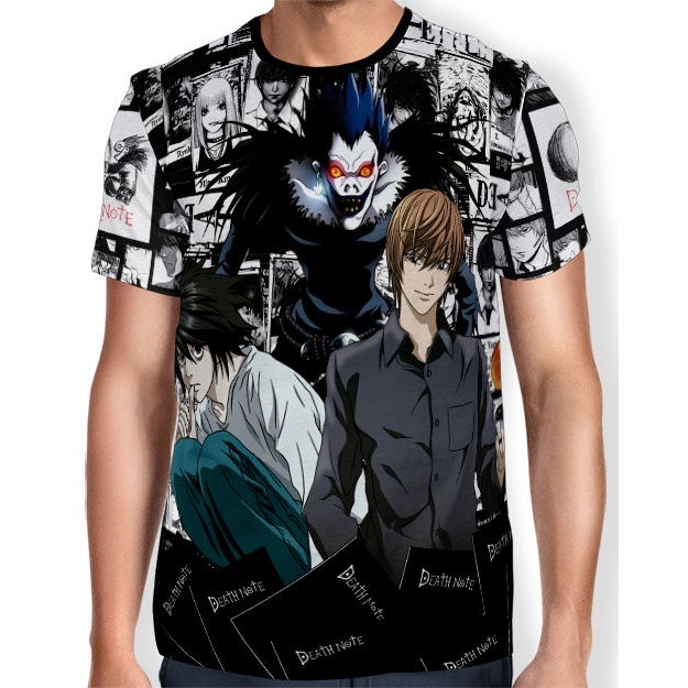 Camisa Full Print - Death Note