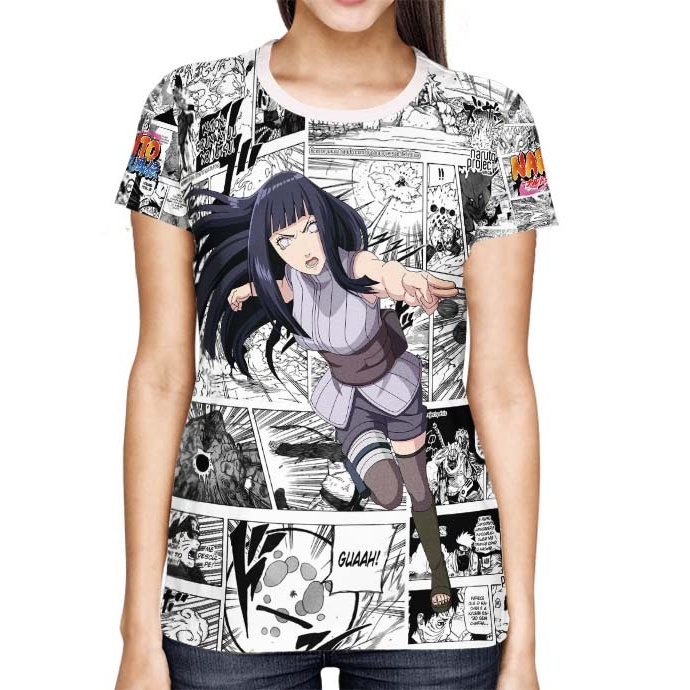 Camisa FULL Print Mangá The Last Hinata - Naruto