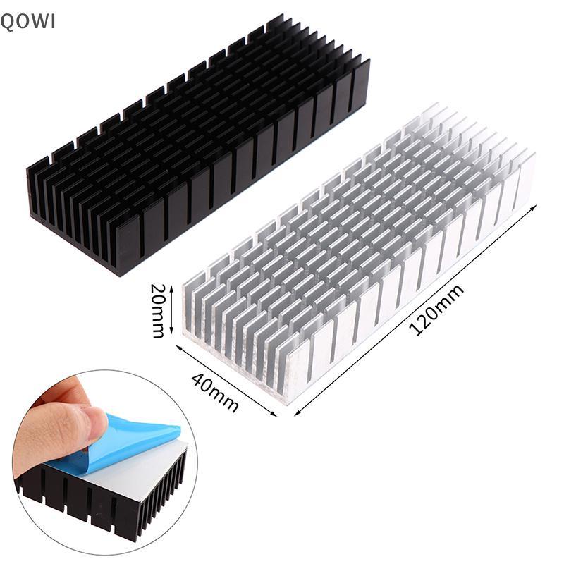qo 1Pc 120 * 40 * 20MM Painel De Dissipador De Calor De Alumínio CPU Amplificador De Potência Radiador br