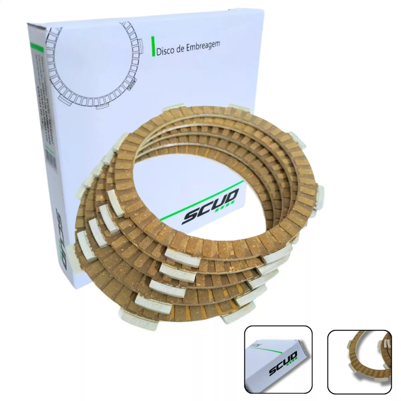 Disco De Embreagem Honda Cg 150 Titan Fan Bros 150 Scud