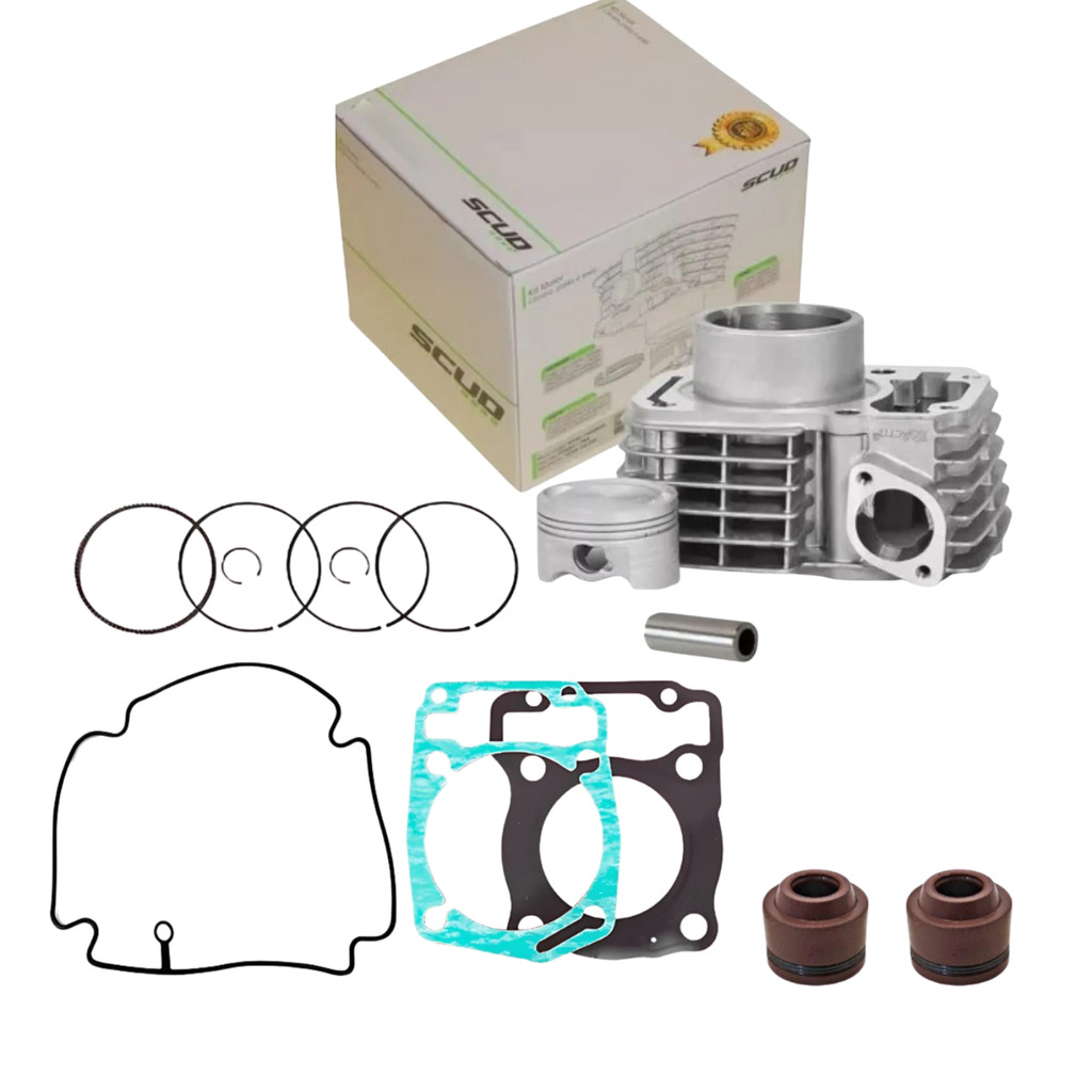 Kit Cilindro Honda Pistão Anéis CG160/Bros160 SCUD 10260014 Desempenho Confiável