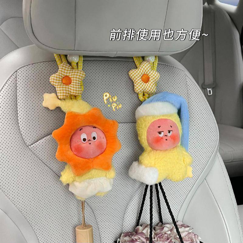 Cute Doll Car Hook Multi-Functional Creative Car Seat Back Hook for Car Hanging Rear Row Female 53sZ