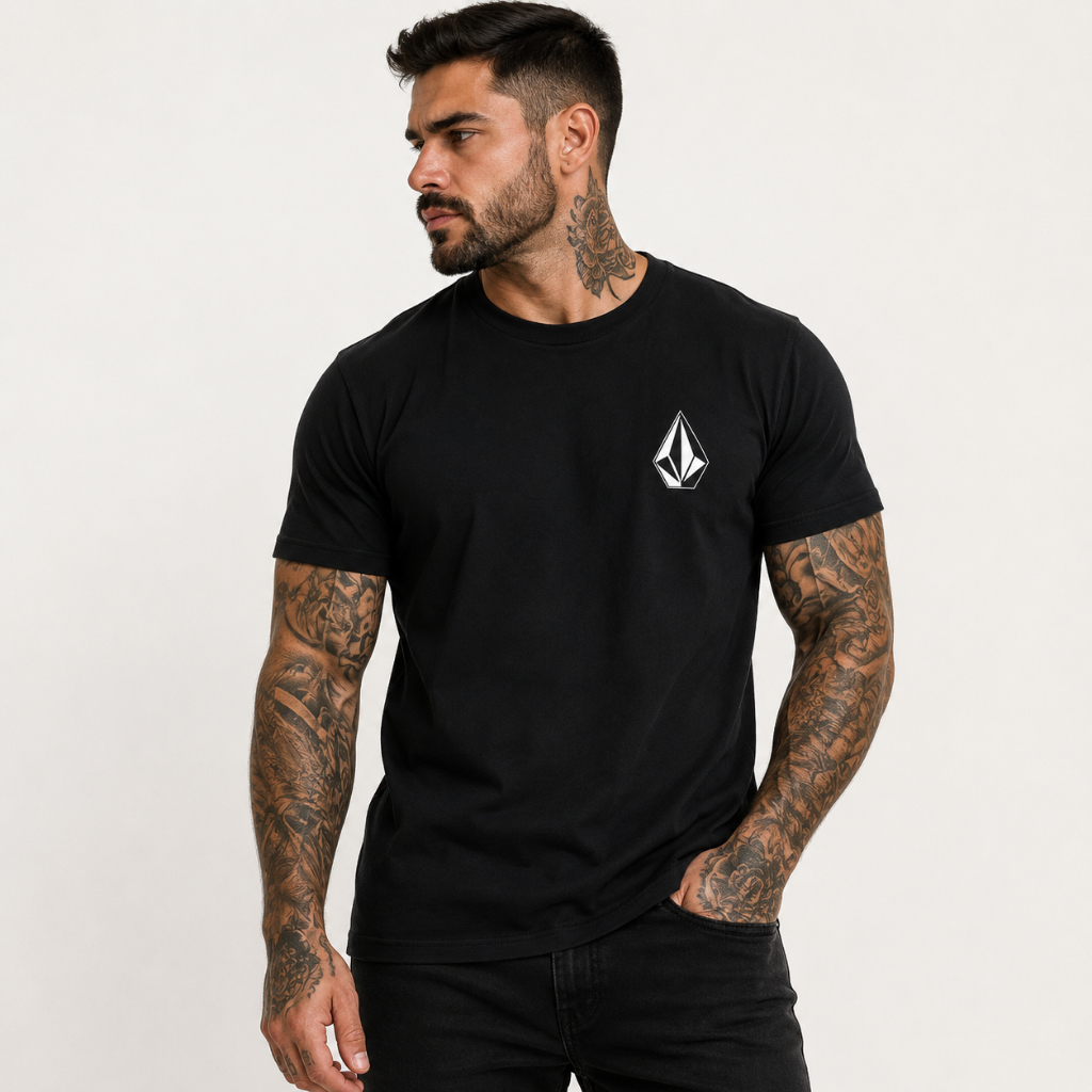 camisetas masculina algodao surf premium minimalista basicas verao