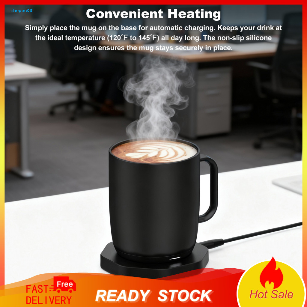 Office Mug Charger Fast Charging Dock Base for Ember Temperature Controlled 1/2 – Non-slip Replacement for Home Use wi