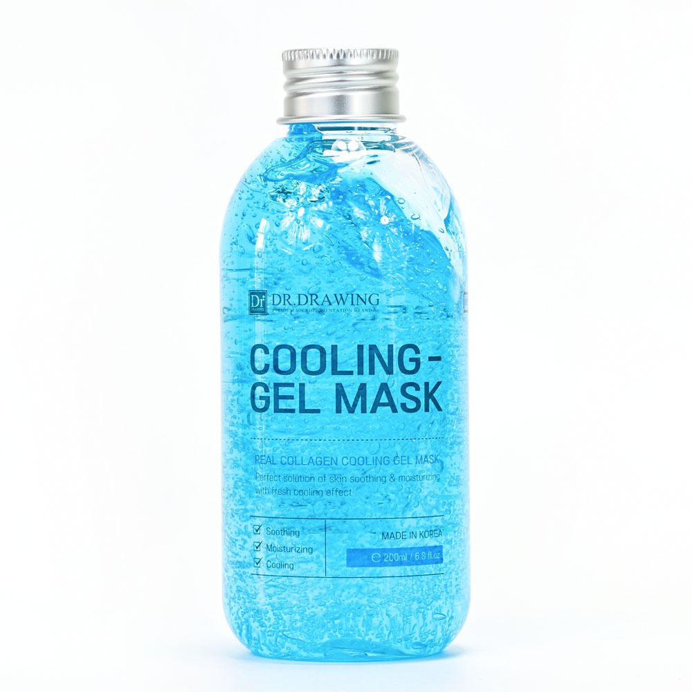 DR.DRAWING Máscara Gel Refrescante 200ml (Somente + Bomba) Para Cuidados Com A Pele