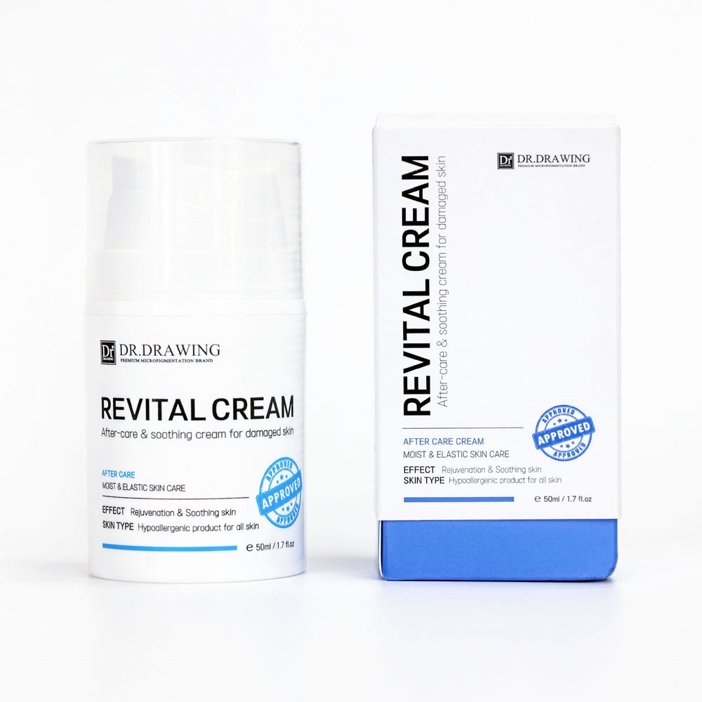 DR.DRAWING Revital cream Creme Calmante E Hidratante Para Cuidados Com A Pele Diário