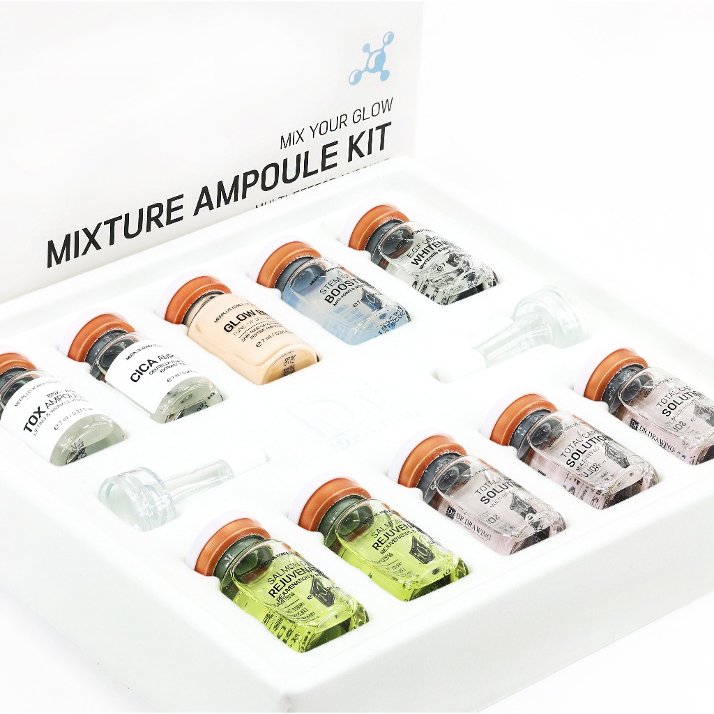produtos skin care coreano kbeauty DR.DRAWING Ampola KIT Pessoal Skincare 7ml * 10 Frascos Soro