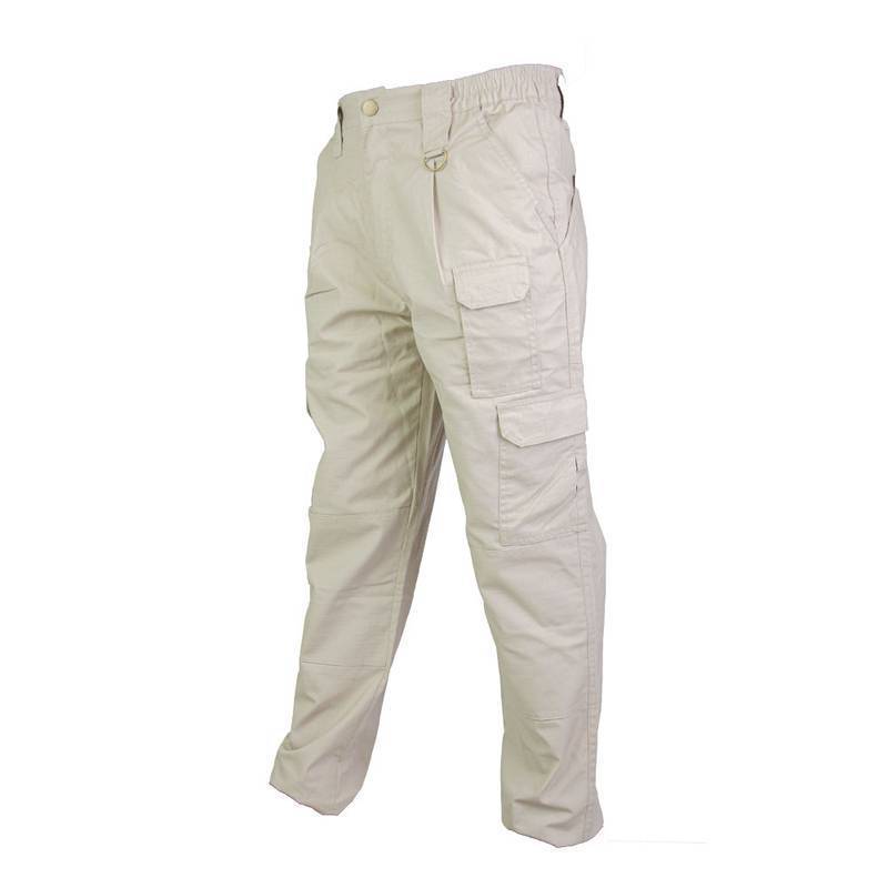 Calça Tática Ranger Evo Tactical Tan Ripstop Militar Reforçada Airsoft Paintball Segurança Profissional Multibolsos