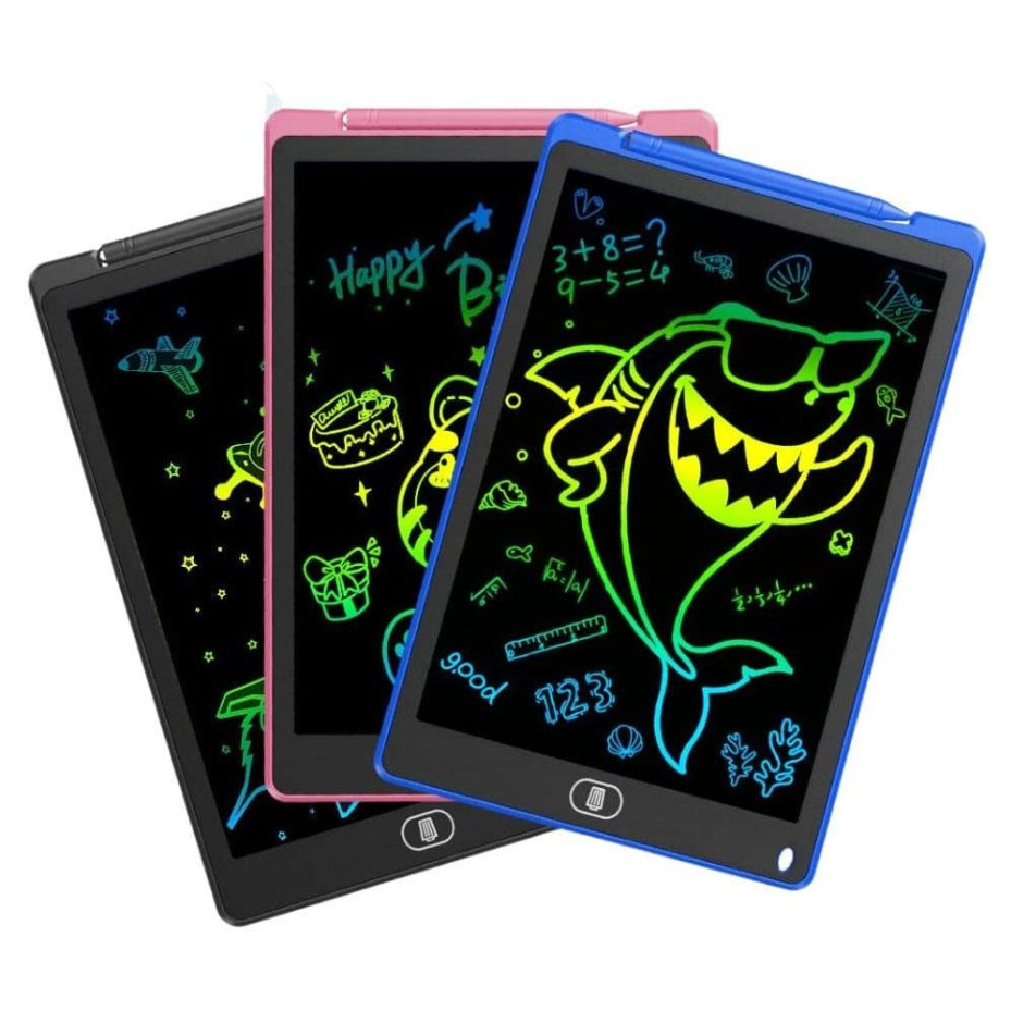 Kit 10 UN Lousa magica para escrita e desenho tela LCD 8.5