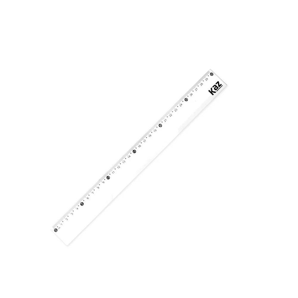 REGUA 30CM 12 INCH CRISTAL