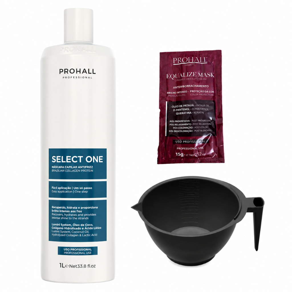 Prohall Select One Progressiva Sem Formol Profissional 1L