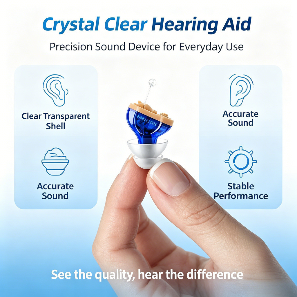 Suporte Auditivo Silicone Macio Amplificador Som Crianca Adulto Leve hearing aid A-7395