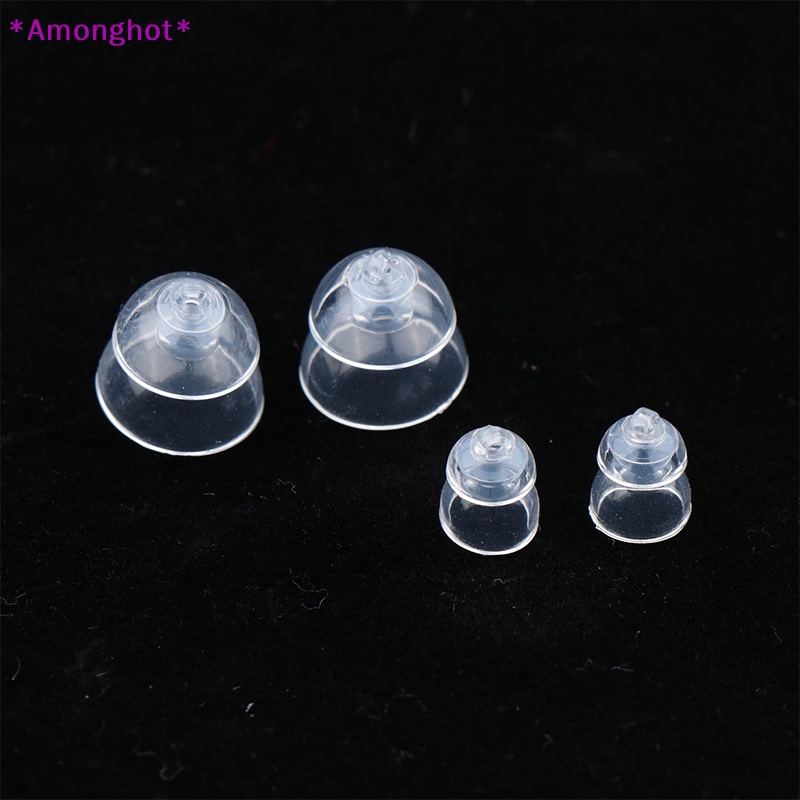 Amonghot> Hearing Aid Ear Tips Replacement Earplugs 6/8/10/12mm Double Layer Domes 60-100pcs new