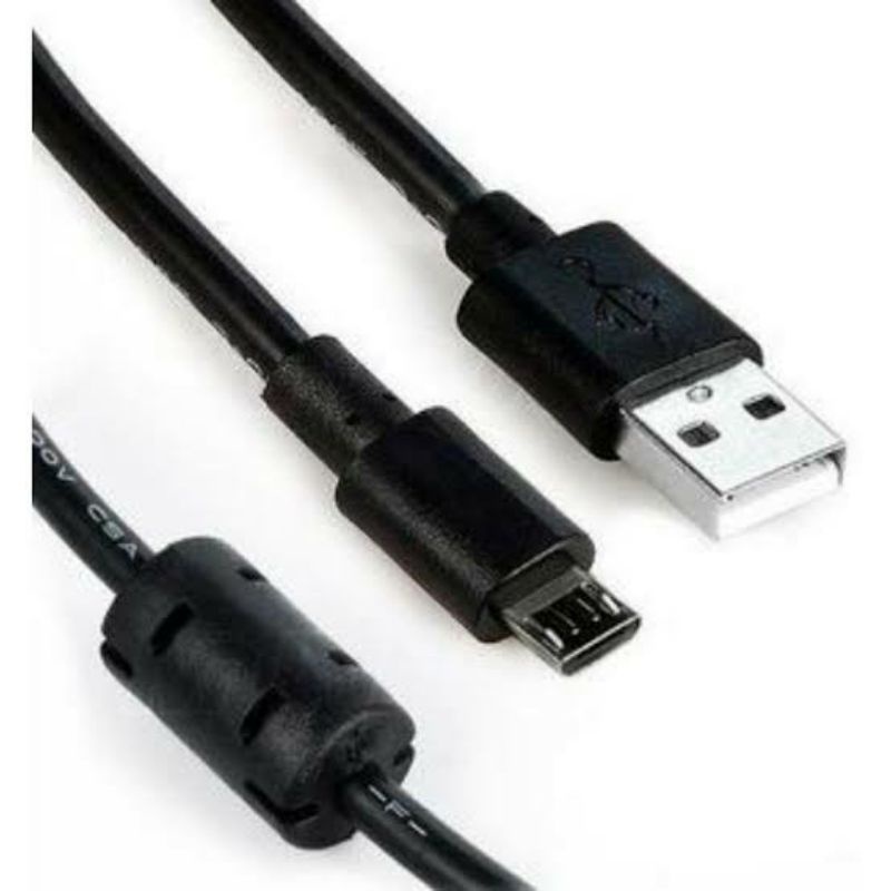 Cabo V8 Micro USB Com Filtro 3 Metros - Ps4, Tv Box, Celular - 3m