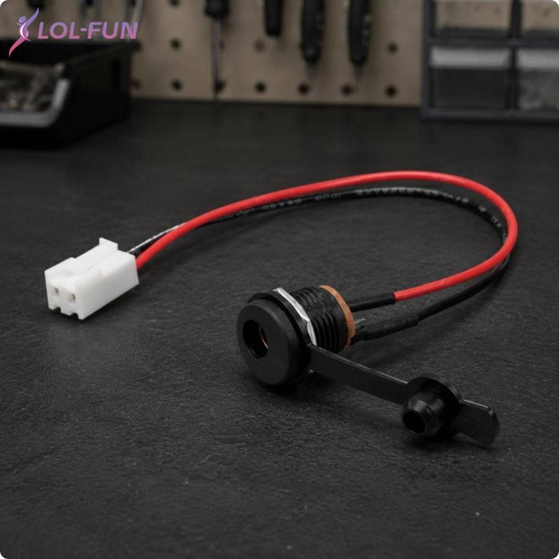 [Brcolaxi1] Scooter Elétrico Power Pl Resistente À Água DC Charging Jack Substituição Conector Para Fonte De Alimentação