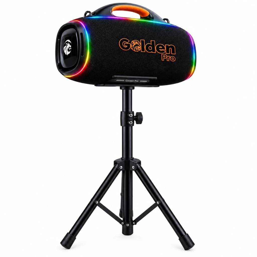 Caixa De Som Bluetooth Golden Pro Power Box Ultra 1 450w + tripe