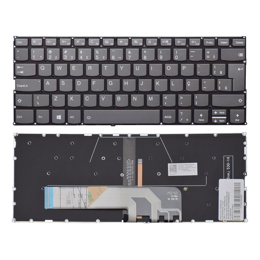 Teclado para Notebook Lenovo Ideapad C340-14 14API