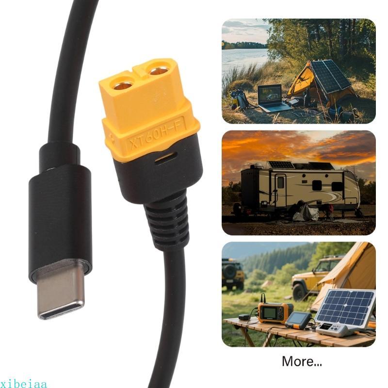 Type C Male To Female Adapters Cable 100W For And Solar Batteries