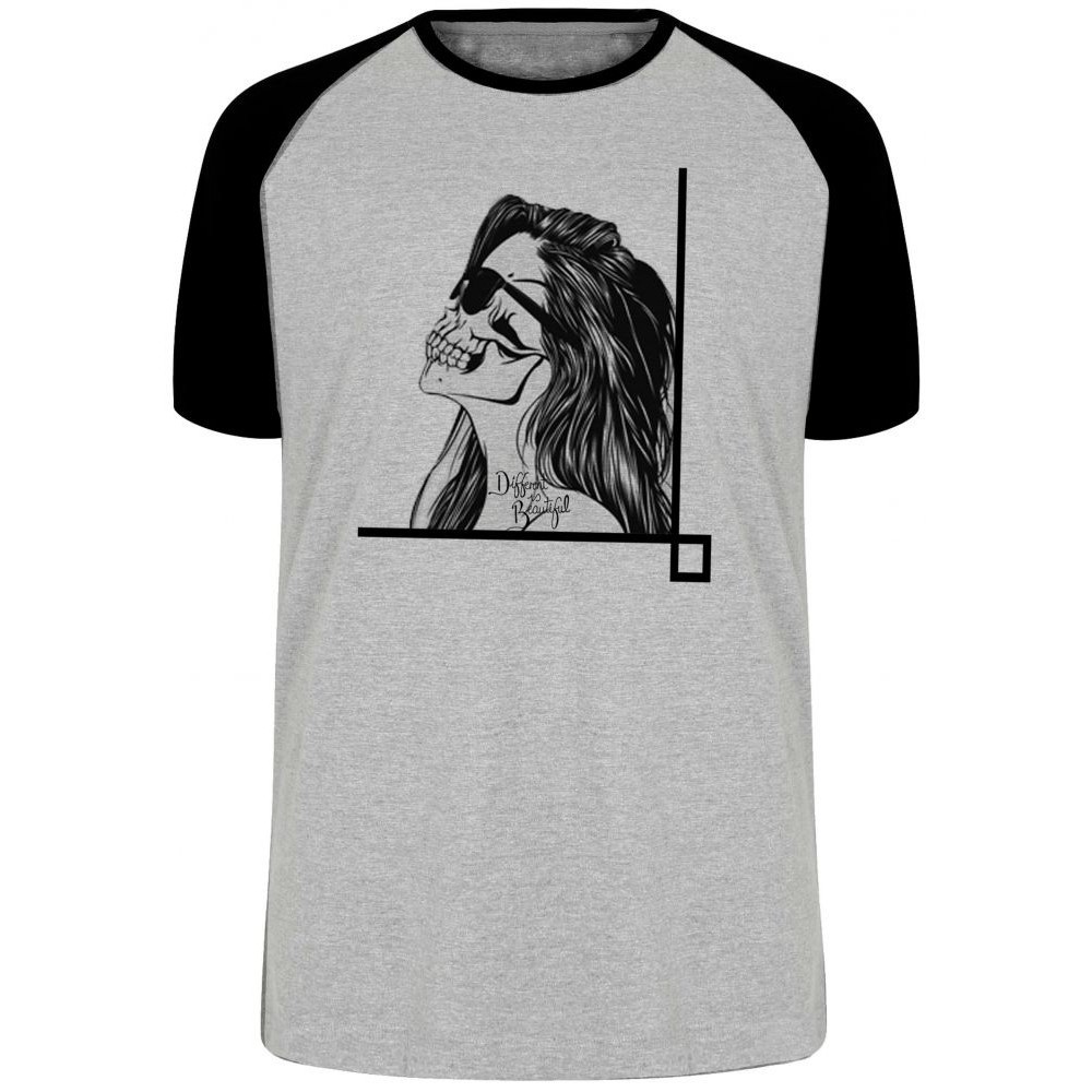 Camiseta Different is beautiful Blusa Plus Size extra grande adulto ou infantil