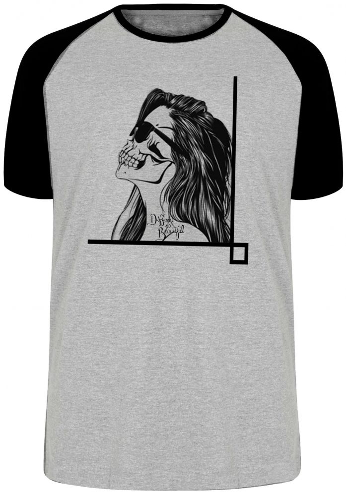 camiseta blusa Different is beautiful Blusa Plus Size extra grande adulto ou infantil