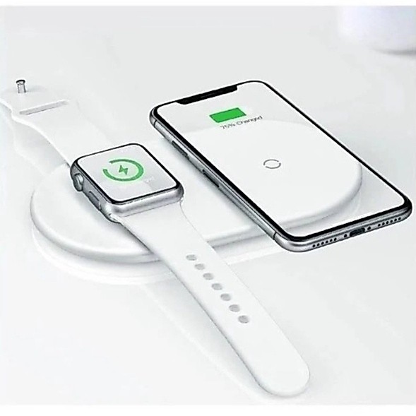 Carregador  Wireless Sem Fio 2 Em 1 Baseus BSWC-P19 Apple Watch 4 3 2 iPhone