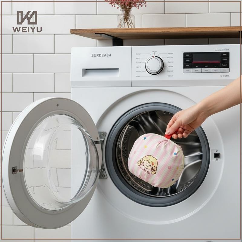 WEIYU Grande Capacidade Saco De Armazenamento De Roupa Interior Compartment Portátil Sutiã Dos Desenhos Animados Dobráve