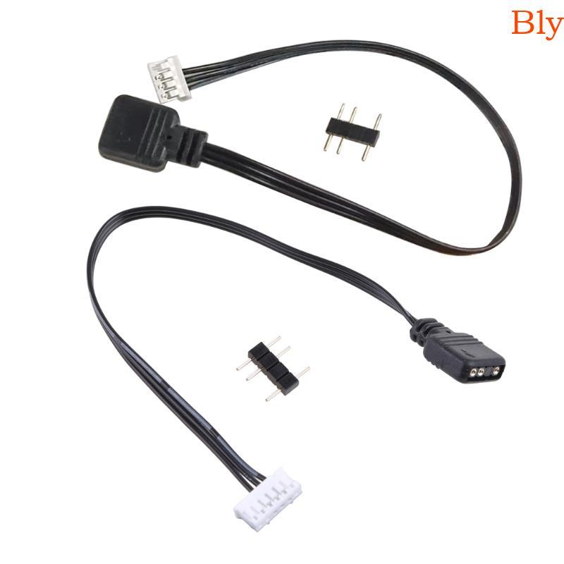 Bly Cool Ventilador Adaptador 4Pin 6Pin Para 5V ARGB 3Pin Conversor Controlador Conector