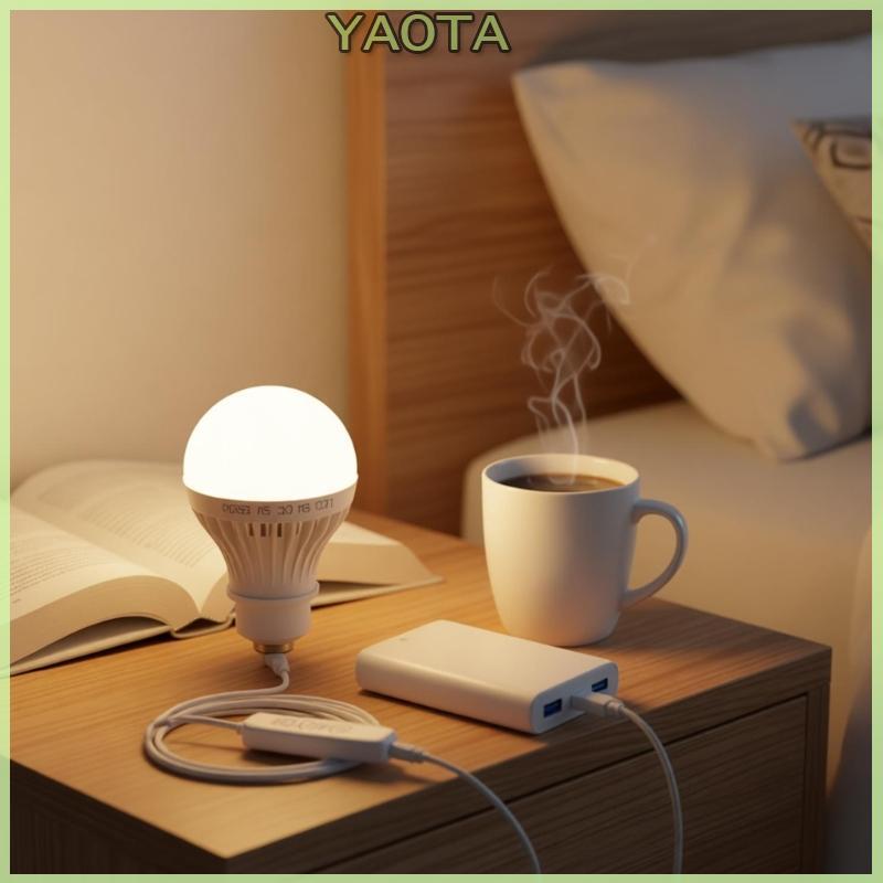 Lâmpada USB Yao Warm Cool Para Mesa Acampamento E Iluminação Noturna LED 5V