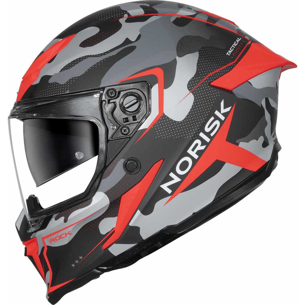 Capacete Norisk Rock Tactical - Vermelho