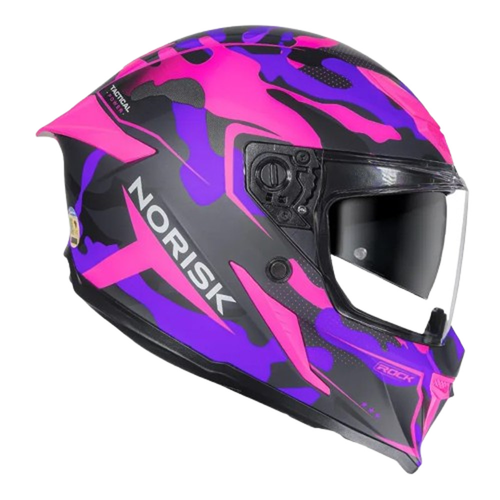 CAPACETE NORISK ROCK TACTICAL MATTE PURPLE/PINK 62
