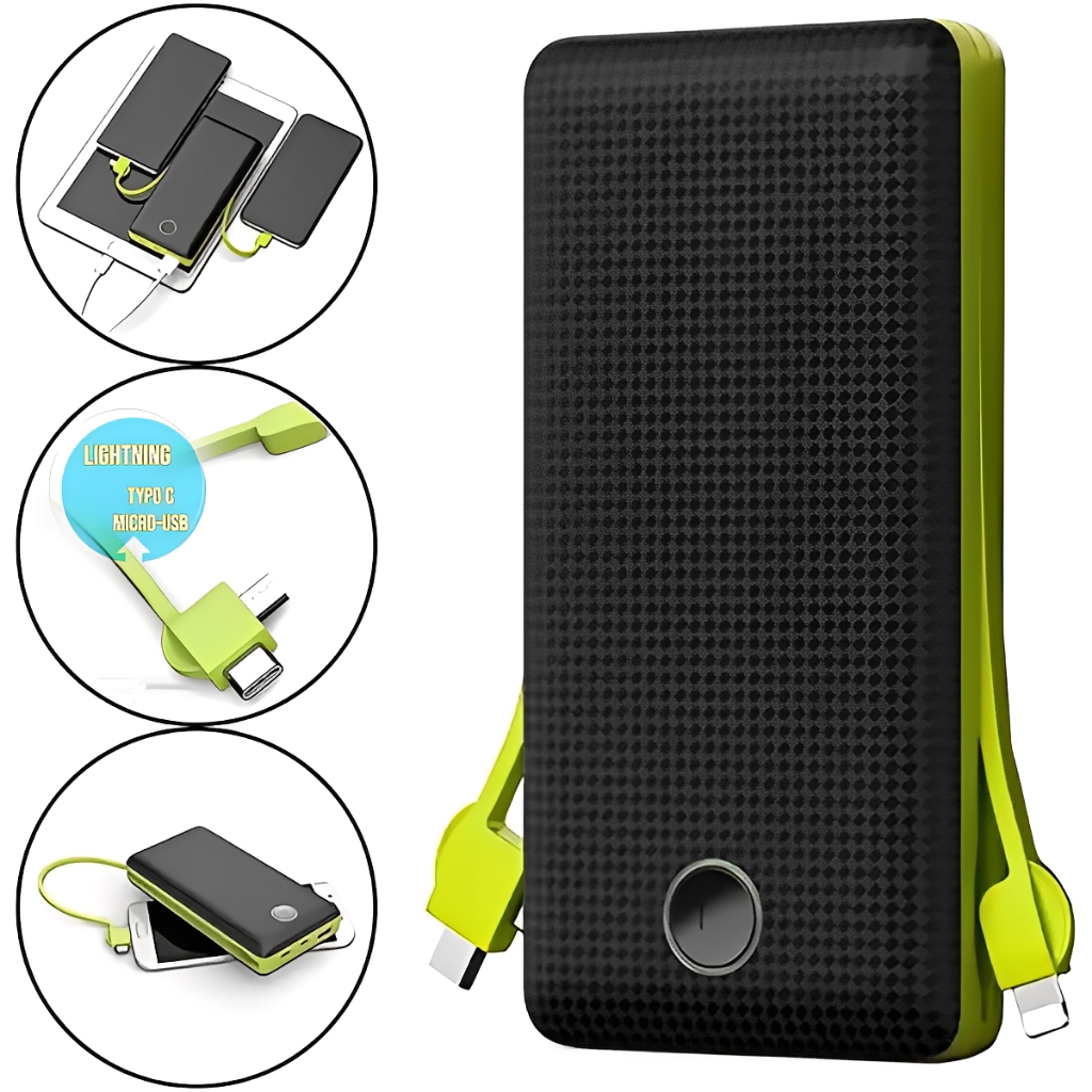 Power Bank Carregador Portatil 200000mah  Bateria Extra forte Carga Super Rapida e Conpativel  Com Varios  Celulares