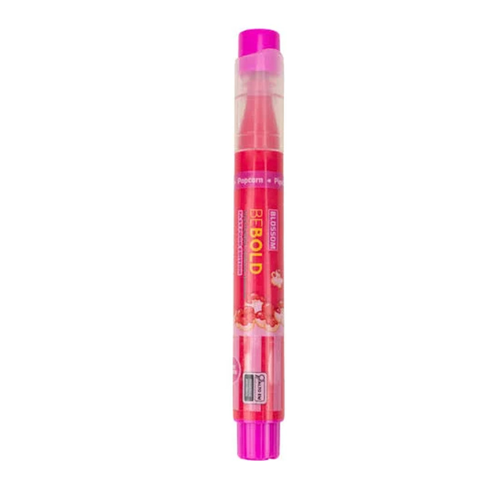 Marca-Texto Perfumado Be Bold Fast Food Newpen Cor:Rosa - Pipoca Doce