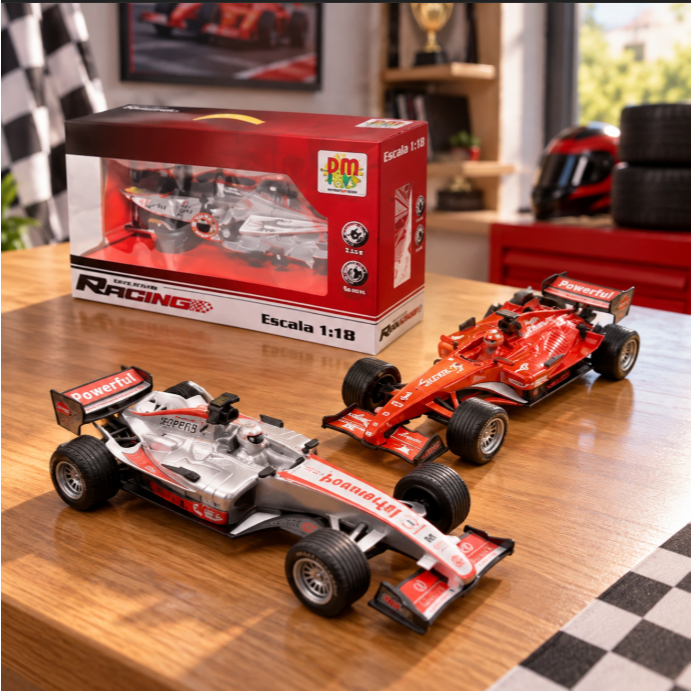 Carro Formula 1 A Friccao Super Racing Com Som e Luz - Fast Speed
