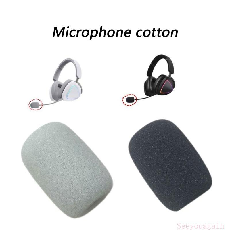 Seeyouagain Microfone Filtro Espuma Capa Pára-Brisas Substituição Para 2 Jogos Headphon