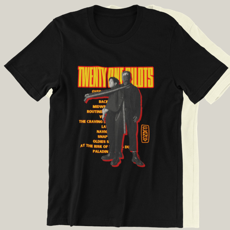 CAMISETA CAMISA CLANCY TWENTY ONE PILOTS ALGODÃO TWO
