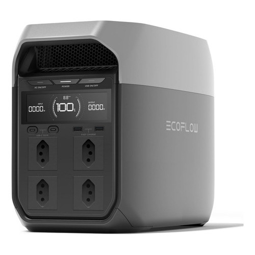 Ecoflow Delta 3 Energia Portátil Gerador Solar 1800w 220v