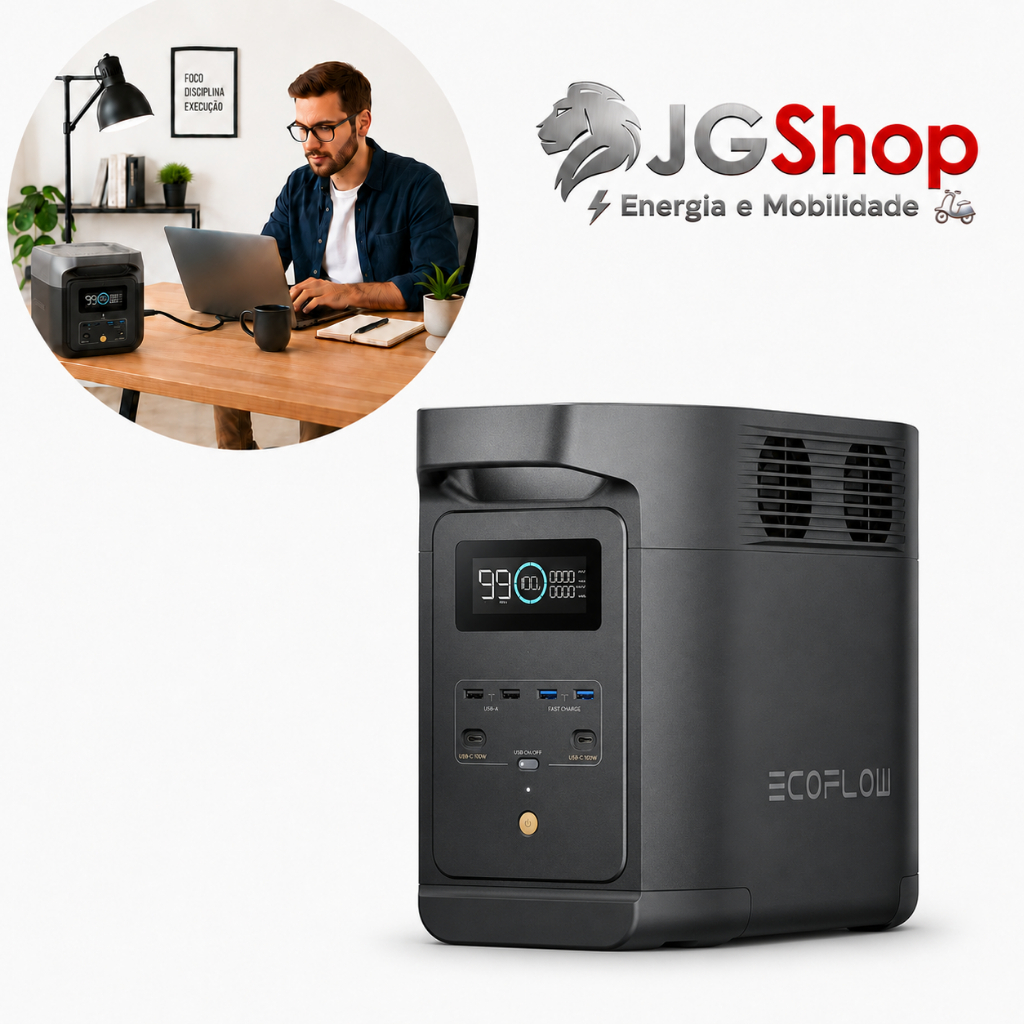 Ecoflow E980 Estação De Energia Portátil Nobreak Gerador Solar 500w 980wh 127v