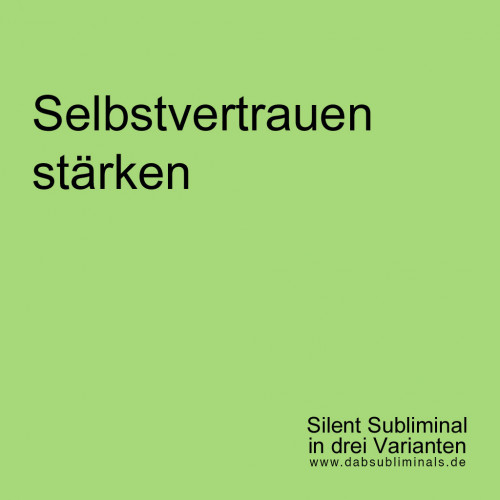 Selbstvertrauen stärken
