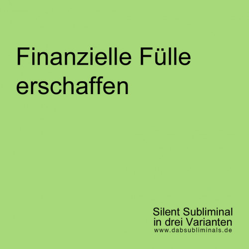 Finanzielle Fülle erschaffen