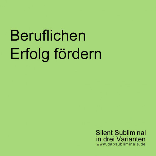 Beruflichen Erfolg fördern