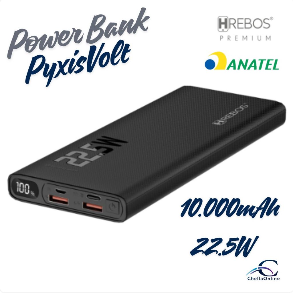 Power Bank Hrebos 10000mAh 22.5W Fast Charge USB-C Original iPhone Samsung PB-922