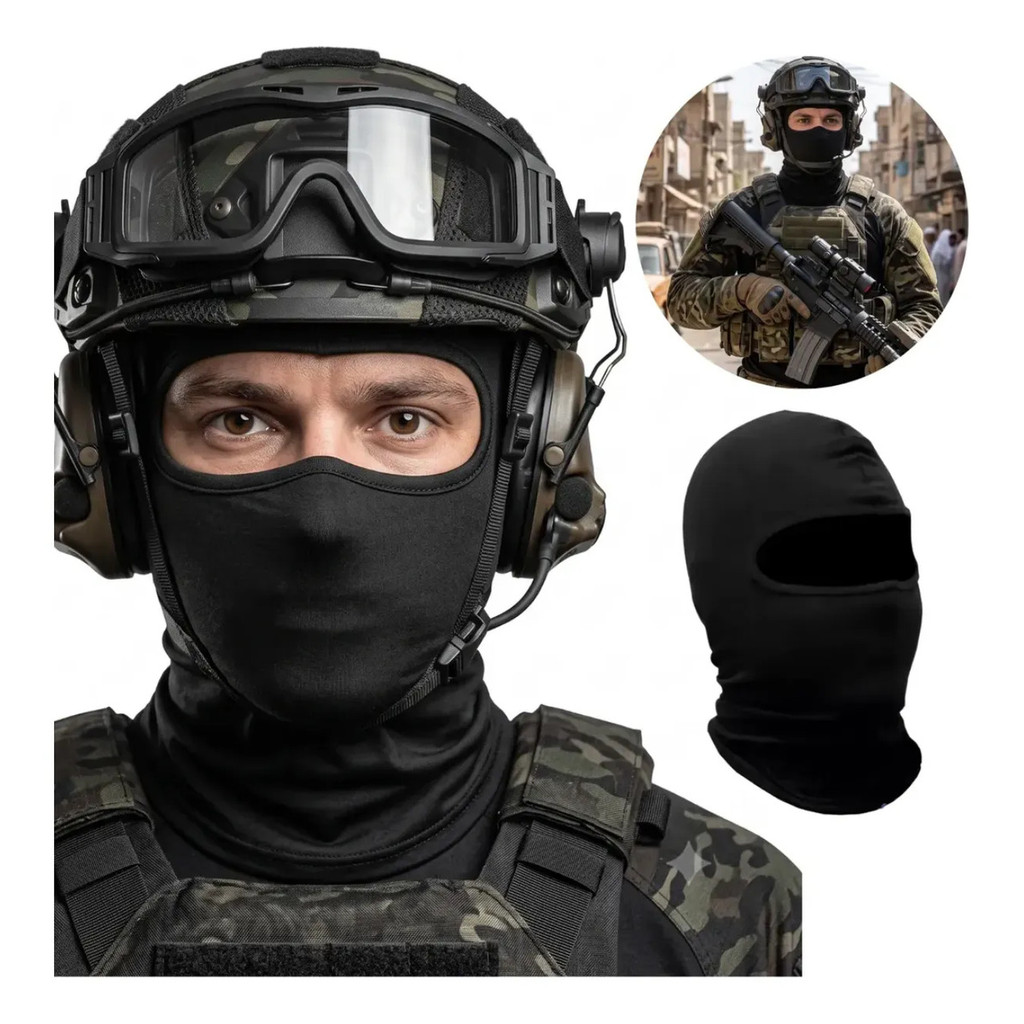 Balaclava Tática Militar Airsoft Máscara Proteção Facial