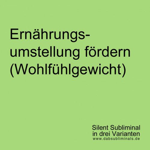 Ernährungsumstellung fördern (Wohlfühlgewicht)