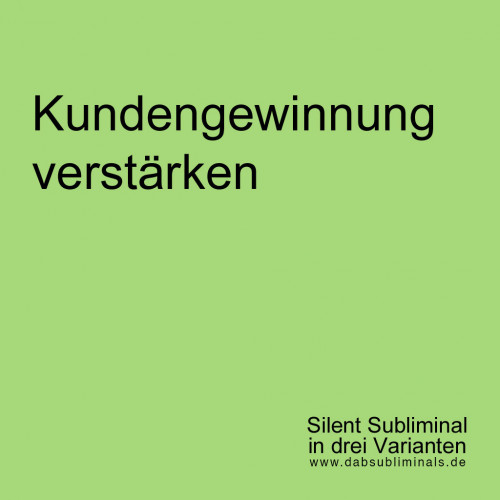 Kundengewinnung verstärken
