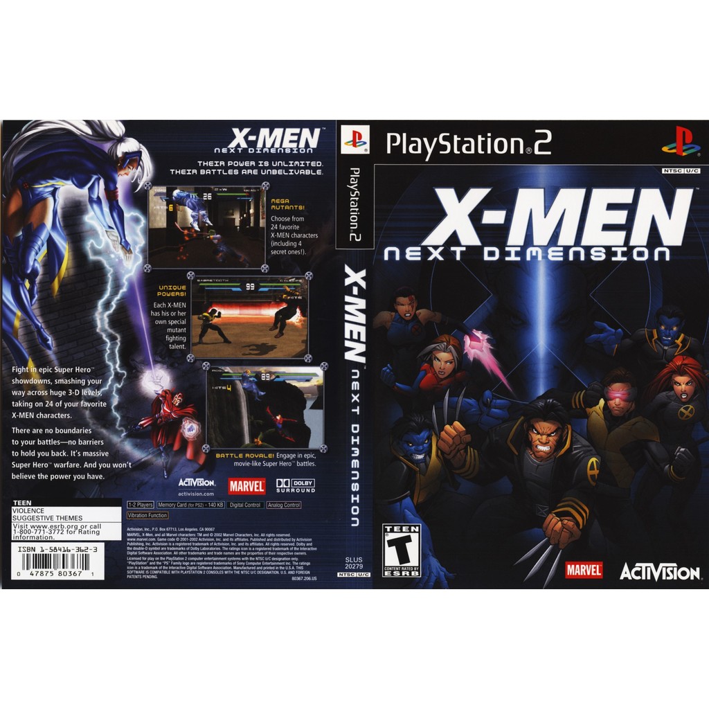 X-Men- Next Dimension - PS2