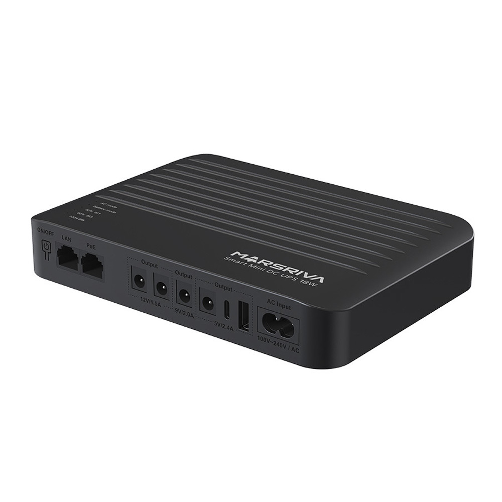 Marsriva Mini UPS 18W PoE 20000MAh Bivolt KP5 Max
